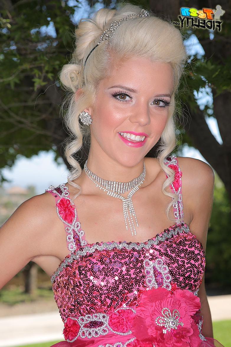 15P Blonde teen Halle Von gets her tight pussy fucked deep and hard