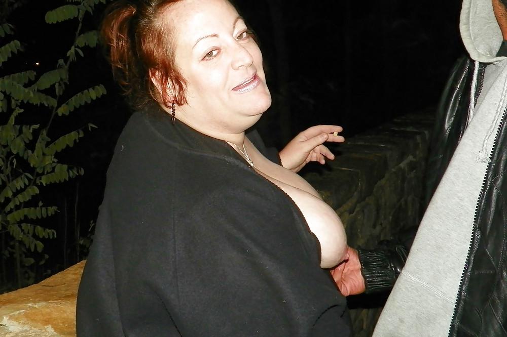 9P Public outdoors blow job-interracial