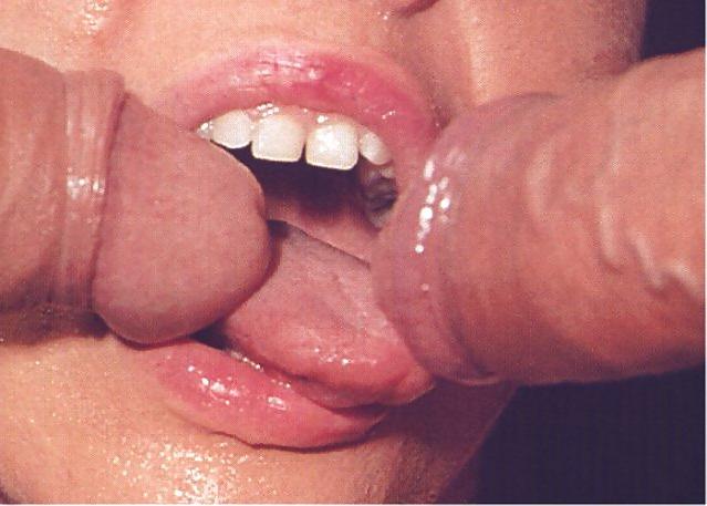 18P Brunette enjoying attention from two guys