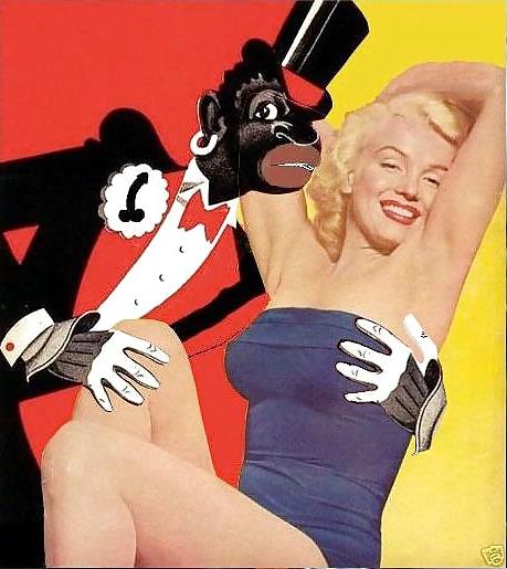 25P Marilyn Monroe interracial.