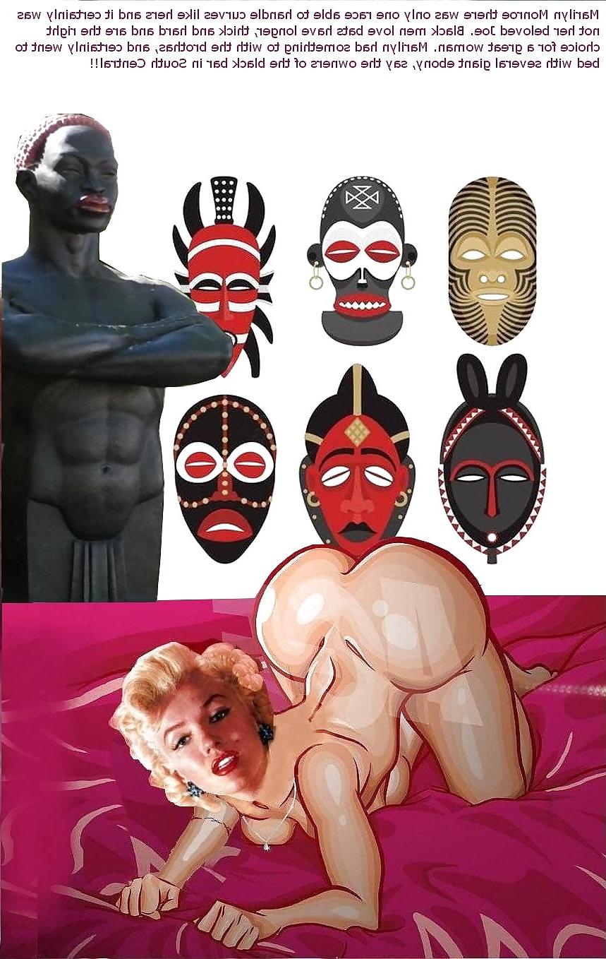 25P Marilyn Monroe interracial.