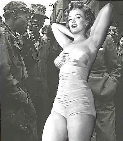 25P Marilyn Monroe interracial.