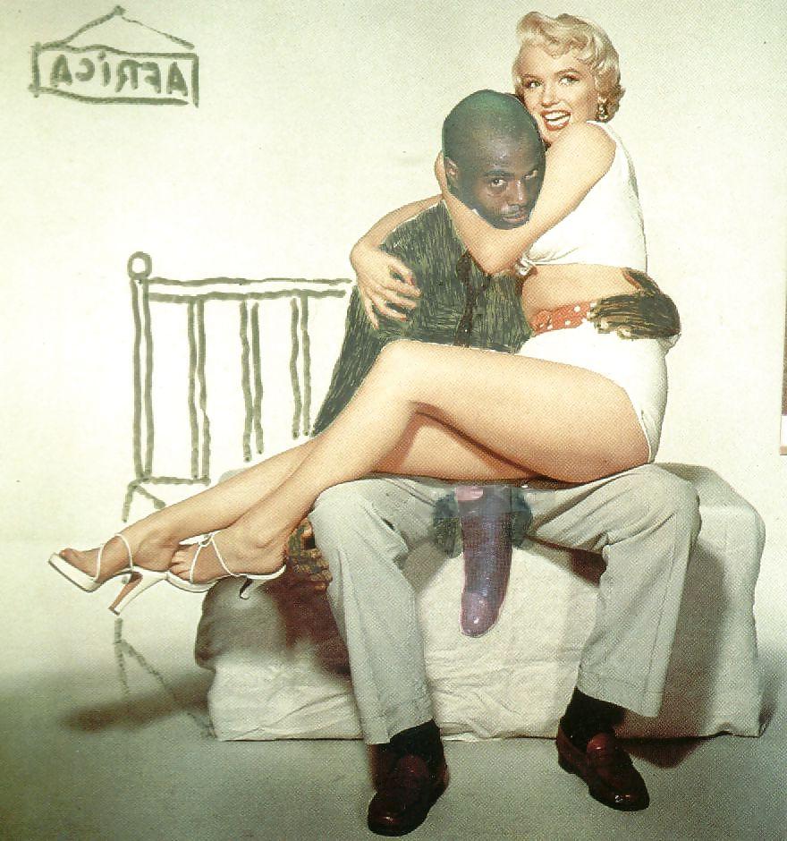 25P Marilyn Monroe interracial.