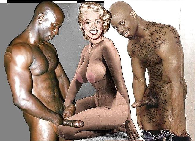 25P Marilyn Monroe interracial.