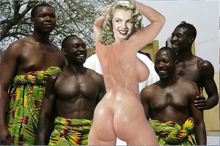25P Marilyn Monroe interracial.