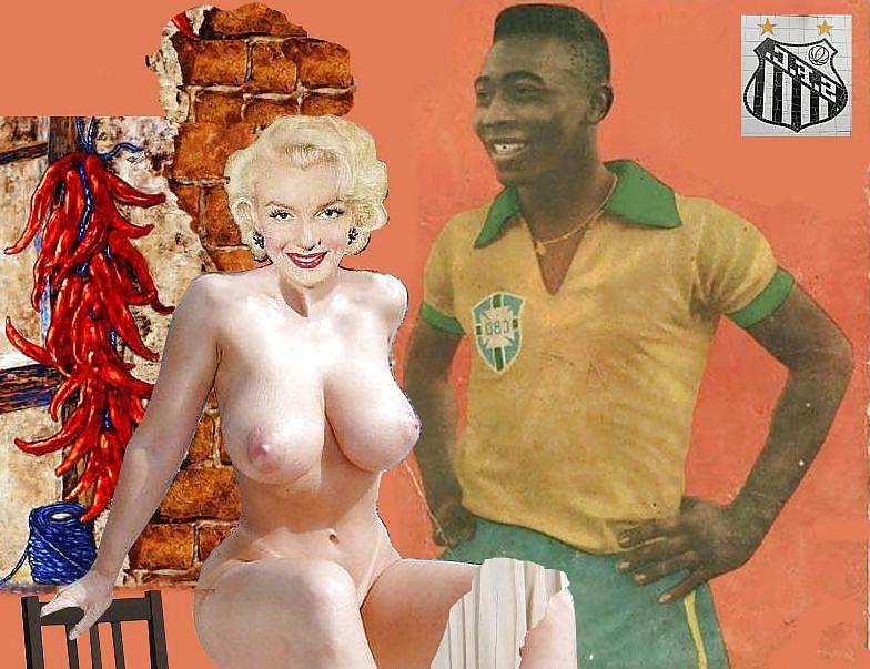 25P Marilyn Monroe interracial.