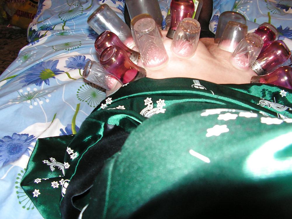18P BDSM fire cups on ass
