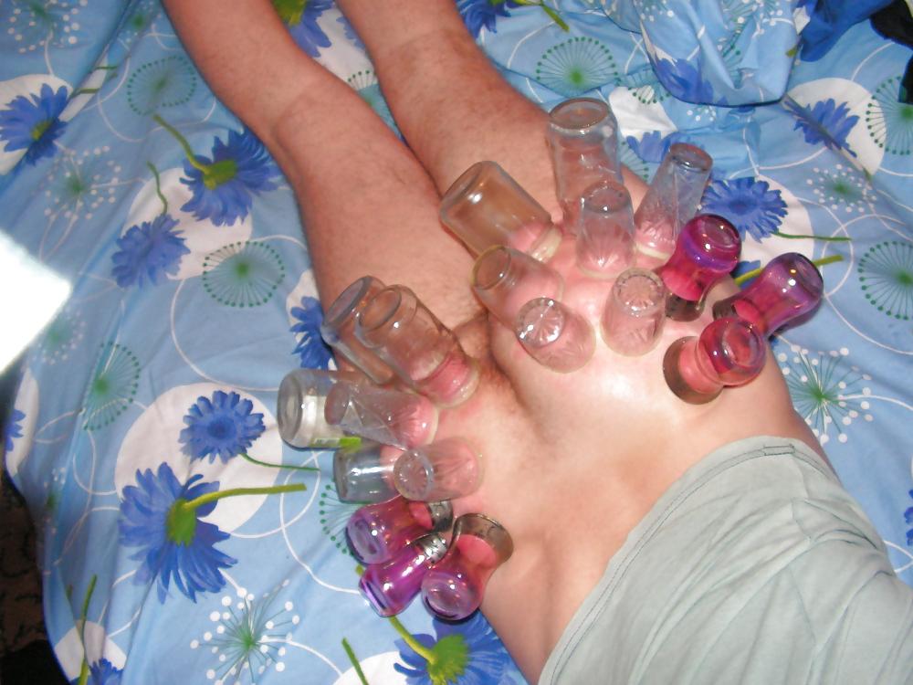 18P BDSM fire cups on ass