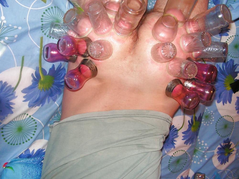 18P BDSM fire cups on ass