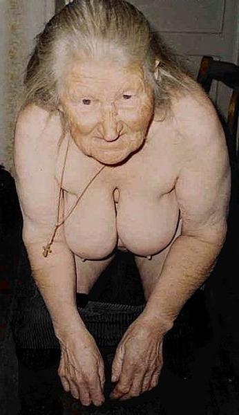 15P old women with big saggy wrinkly boobs