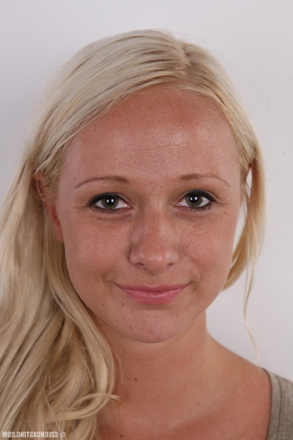 15P Busty blonde teen poses naked