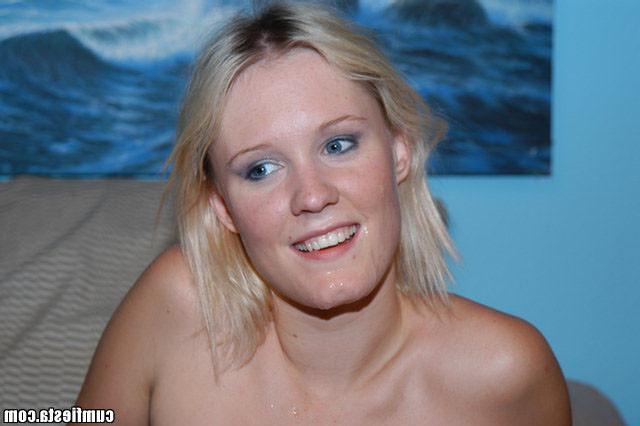 15P Hot amateur girl gets creamed on in tehse hot pictures