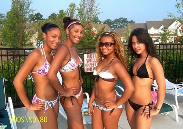 12P Stolen amateur shots of black teenies
