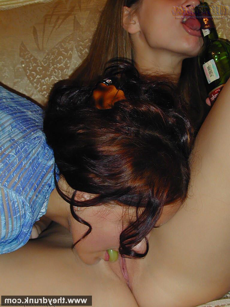 16P Drunk teen blonde and brunette lesbians Sonya and Mila lick thei