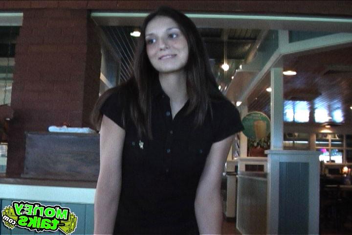 23P These amazing pics of this cute waitress gettin down and dirty after her shift f