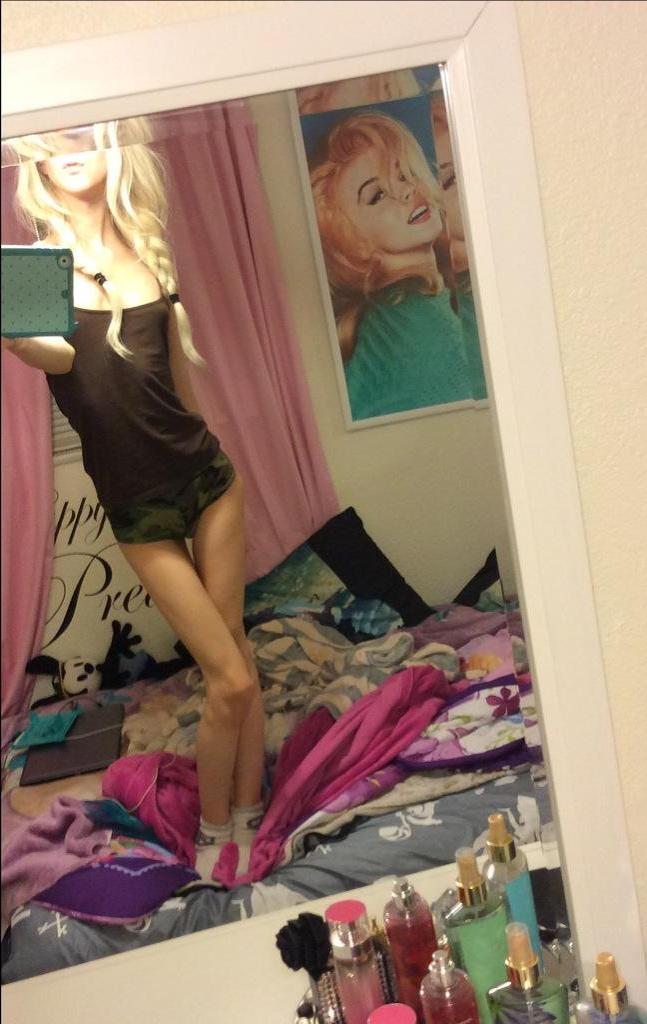 13P Skinny blonde teen trap