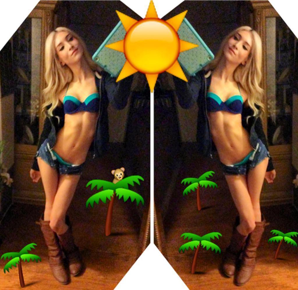 13P Skinny blonde teen trap