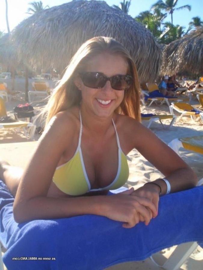 11P Selection of naughty amateur girlfriends posing outdoors