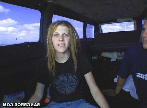 20P White chick with dreads