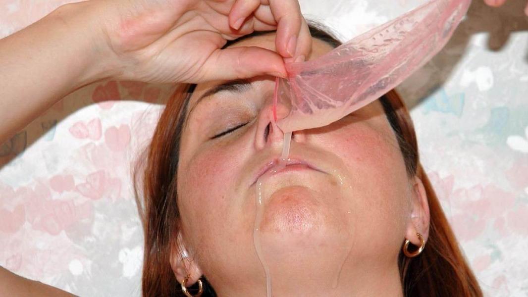15P messy cum covered amateur faces