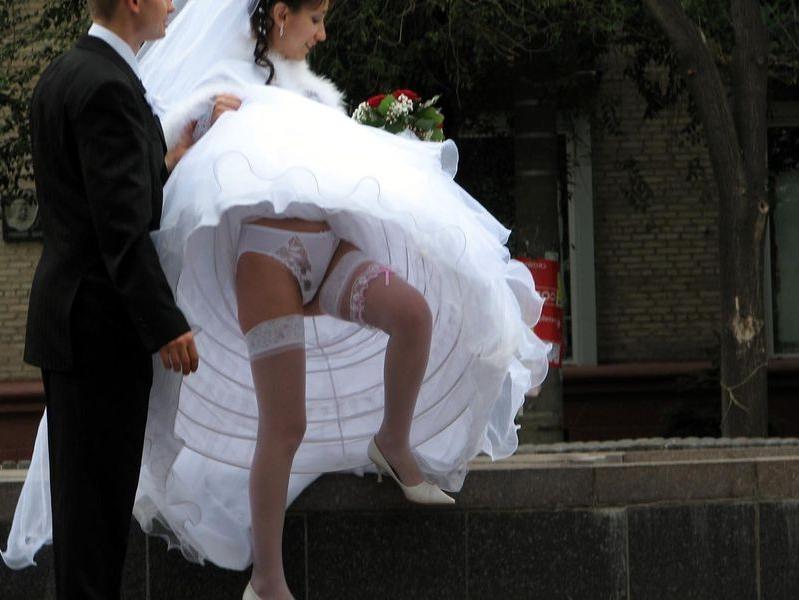 15P Horny amateur brides getting wild on their wedding nights