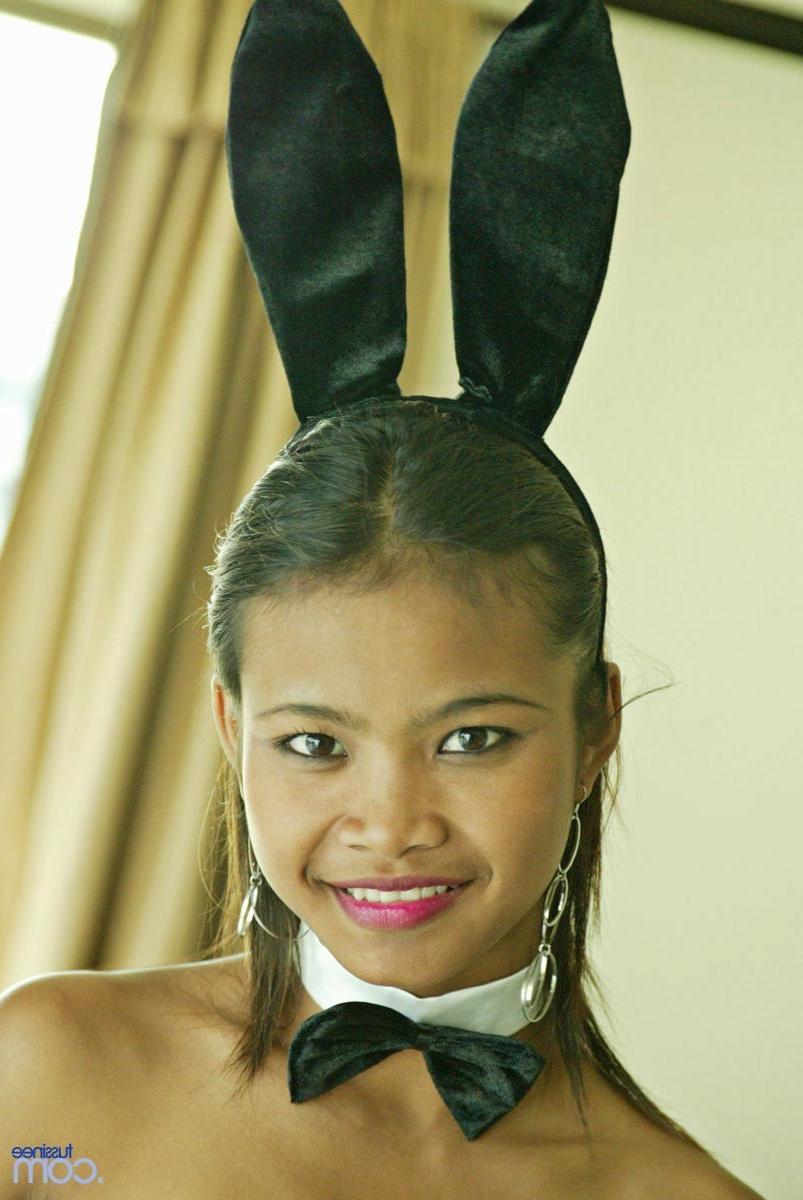 15P Tussinee doing her best playboy bunny impersonation