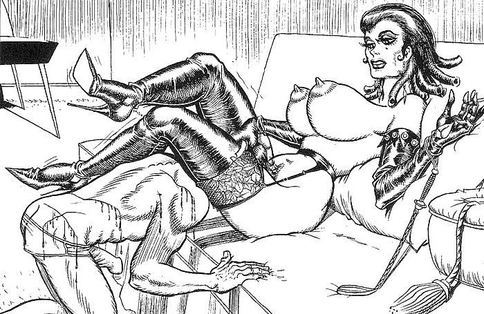 11P Femdom Drawings