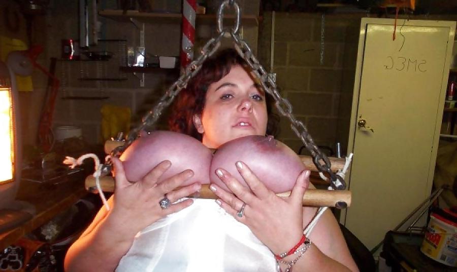 25P Bound Tied and Tortured Tits - BDSM Slaves