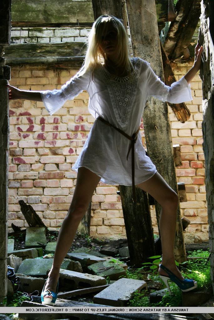 16P Beata removes her blindfold and finds herself in a strange place