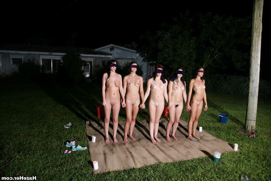 15P College sorority sisters pour water on blindfolded teen pledges