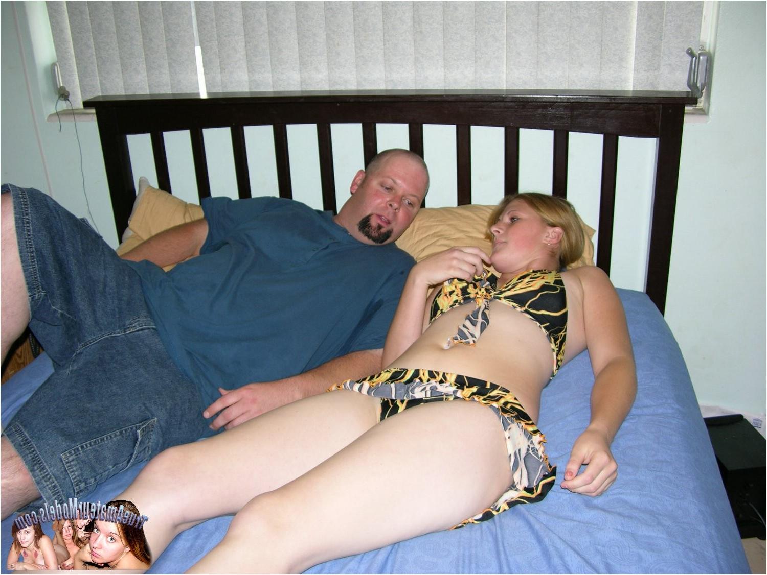 10P Big And Bald Dude Busts His Load In Blonde Teens Mouth