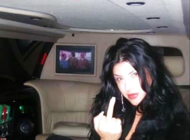 5P Femdom bitches and middle finger