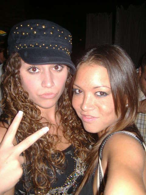 15P Hot Latina at a party with friends