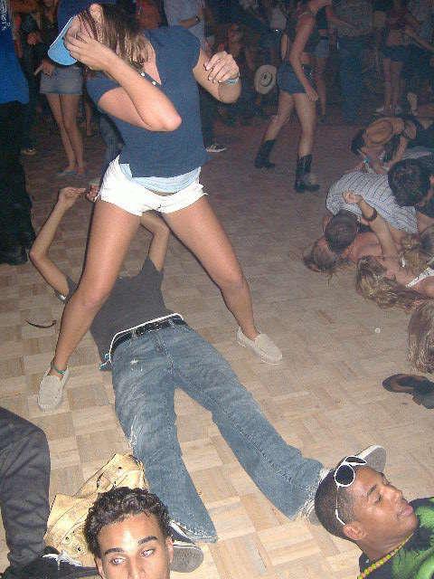 15P Hot Latina at a party with friends