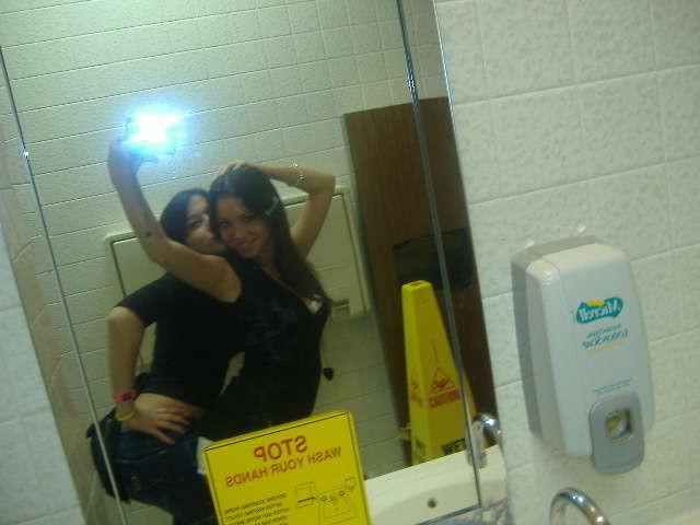 15P Hot Latina at a party with friends