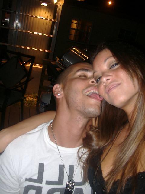 15P Hot Latina at a party with friends