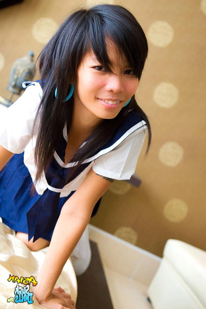 15P Puy is dressed like a sailor girl and needs a cock to ride on!