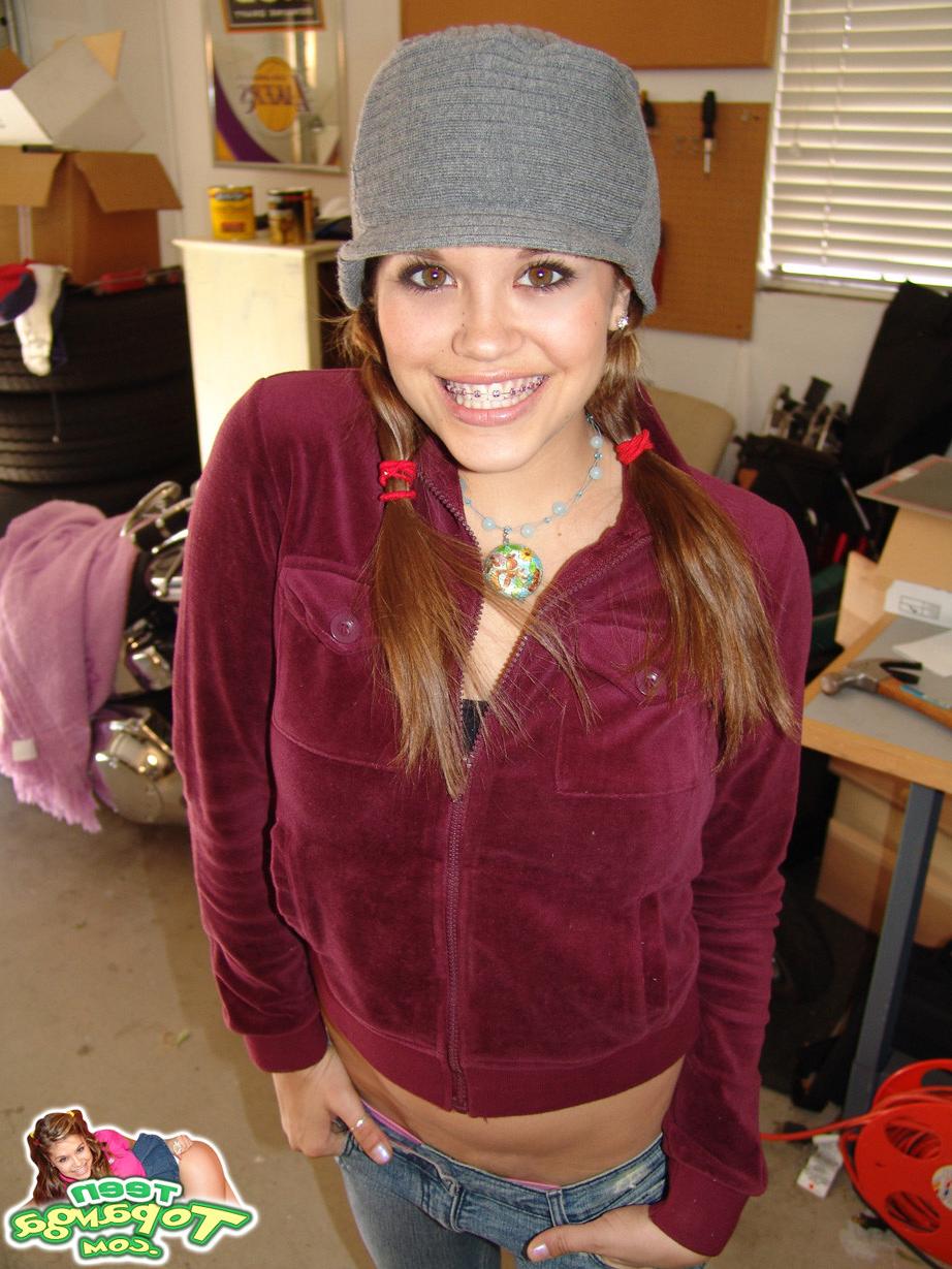 12P Teen Topanga in her hot black spaghetti straps