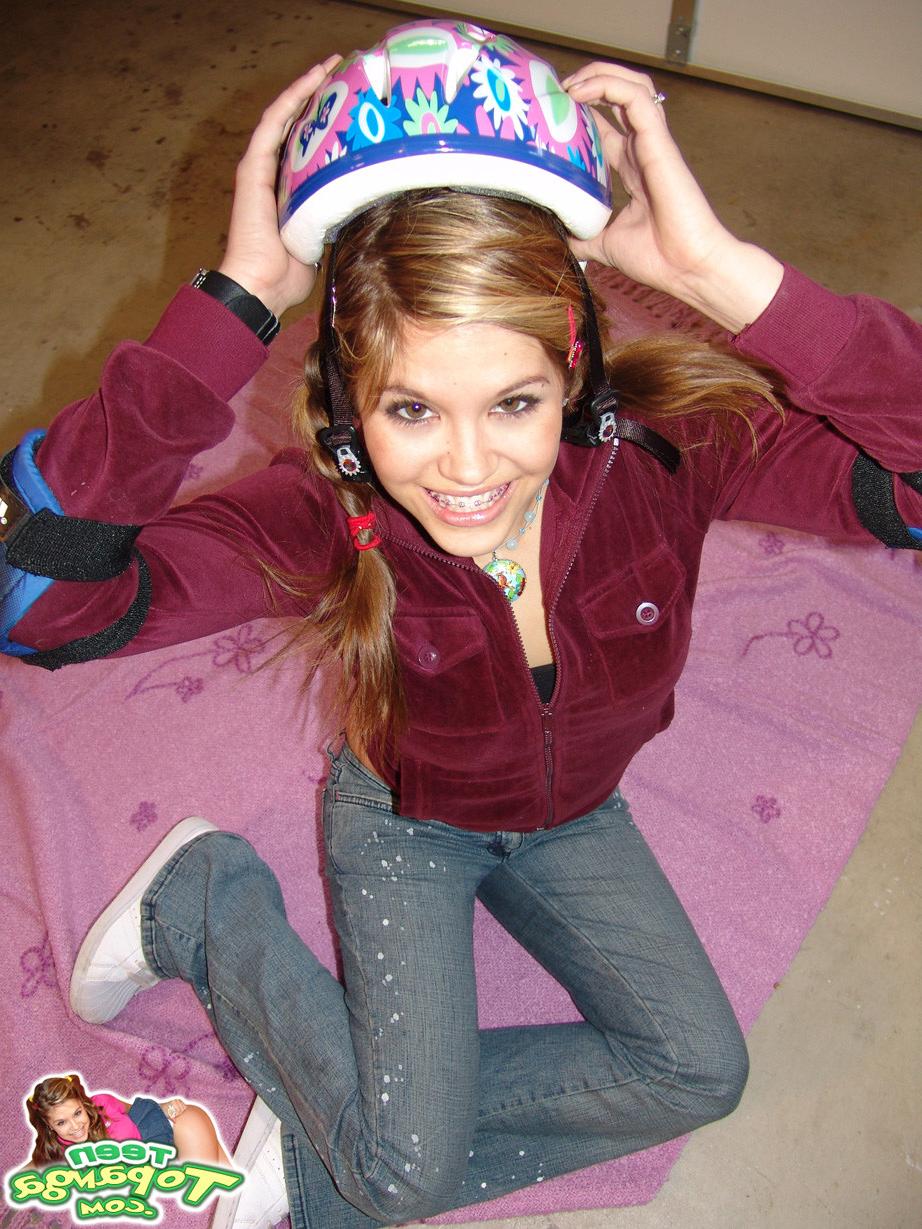 12P Teen Topanga in her hot black spaghetti straps