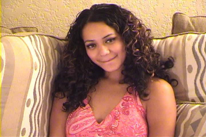 15P Latina teen Taisja swishes cum around her mouth!