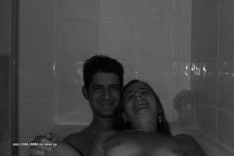 15P Petite Latina cutie showering with her BF
