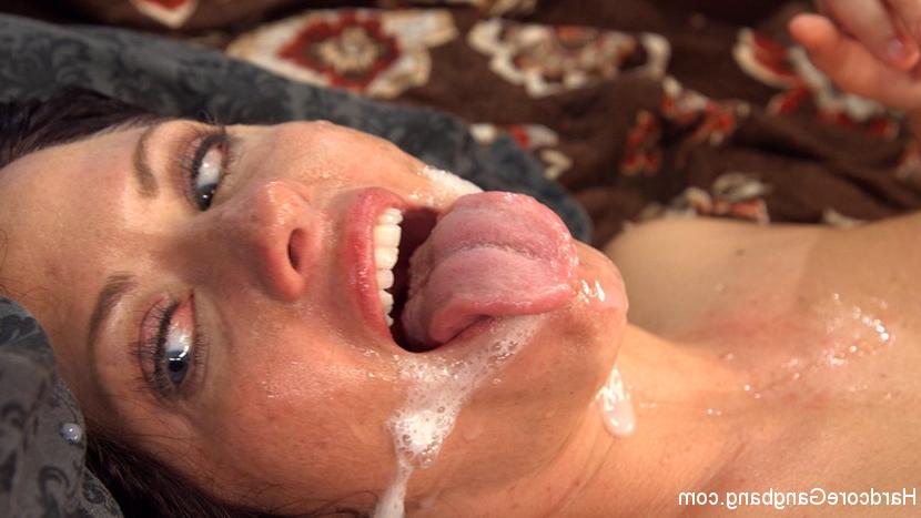 15P Hot MILF Wife Gangbanged and Glazed By Husband's Friends!