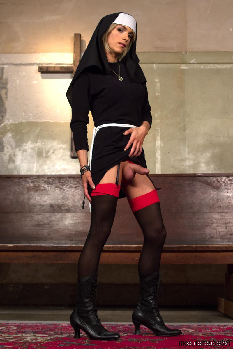 20P Sister Nina Lawless rehabilitates tough sexy prisoner, Lance Hart, with her enor