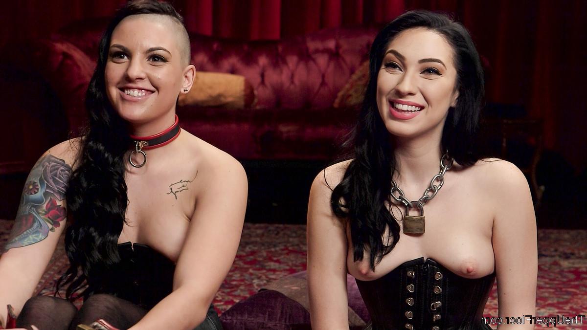 20P This horny BDSM party gathers around gorgeous slave Aria Alexander's last BDSM s