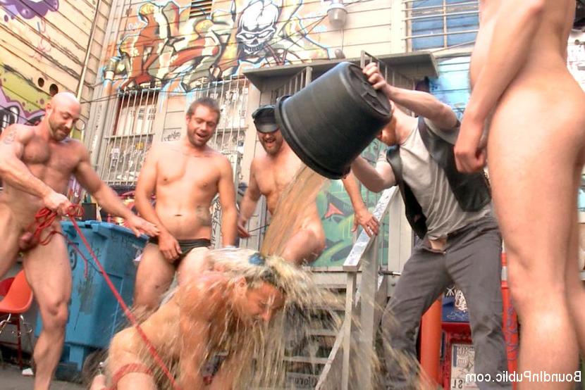 15P Pissed off landlord gangfucked into submission by horny party goers