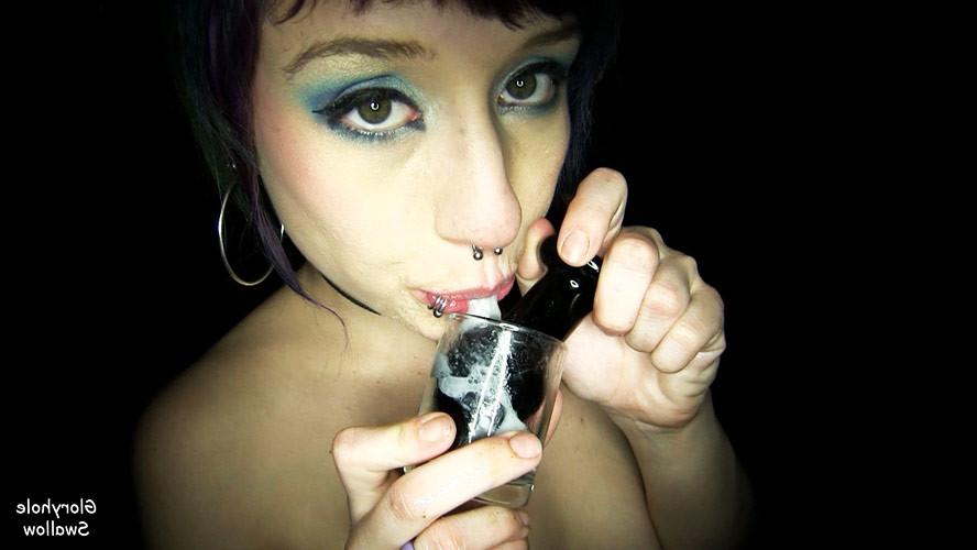 25P Anal Gloryhole Bukkake Cum Drinking From A Shot Glass