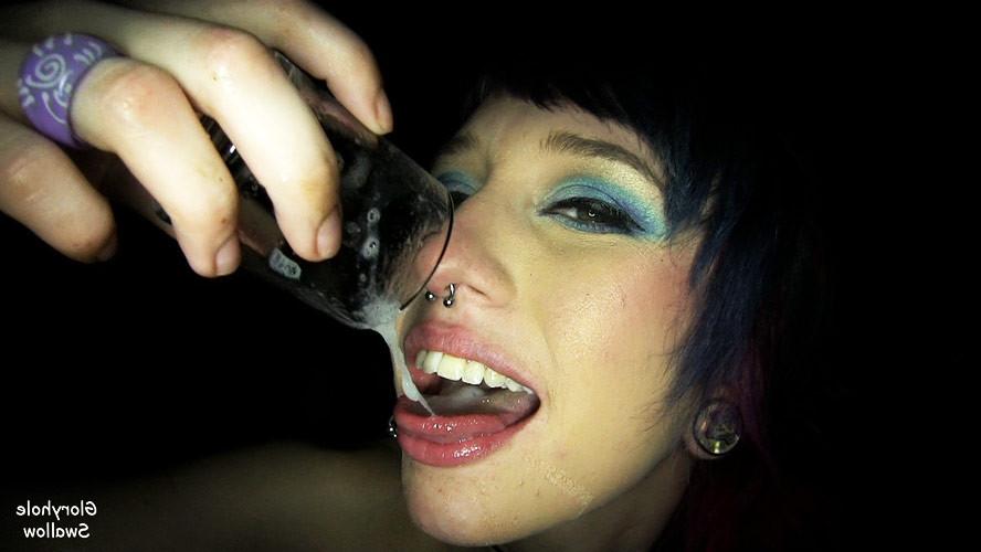 25P Anal Gloryhole Bukkake Cum Drinking From A Shot Glass