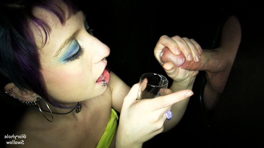 25P Anal Gloryhole Bukkake Cum Drinking From A Shot Glass
