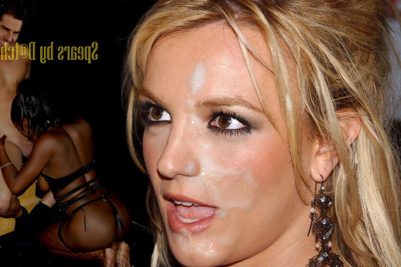 15P Britney Spears loves being a bukkake queen with a shitload of jizz