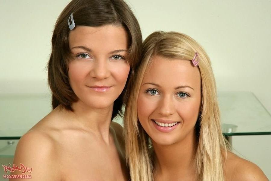 16P Two sweet teen lesbians trying first anal sex
